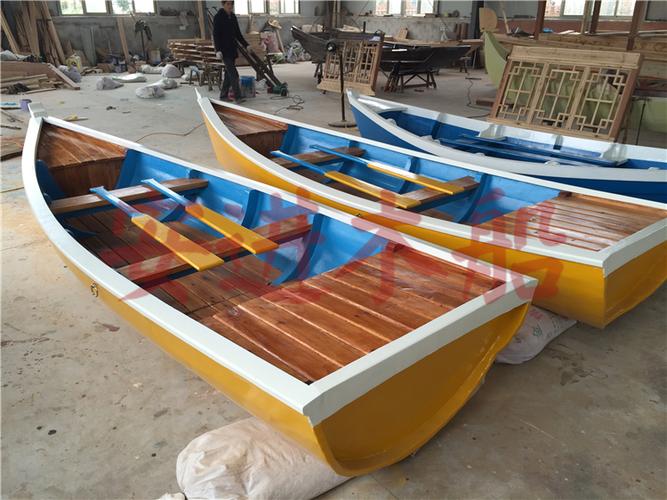 欧式木船/手划船/装饰木船/景观船/公园游船/可定制小木船一头尖